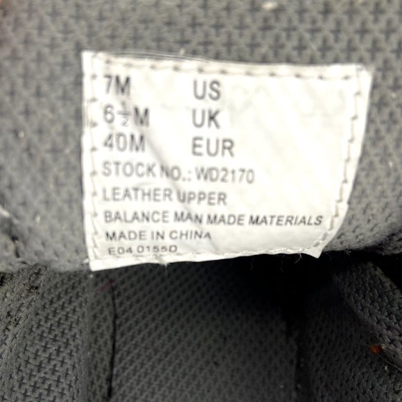 VTG Dickies Leather Lug Sole Shoes Black Womens Size 7 Genuine Grunge Speed Lace - Picture 16 of 16